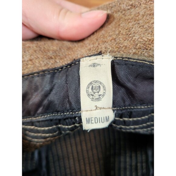 Vintage United Hatters Cap & Millinery Tweed Herringbone Brown Fedora Hat - Picture 4 of 4